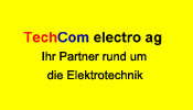 Elektriker TechCom elektro ag - Gossau